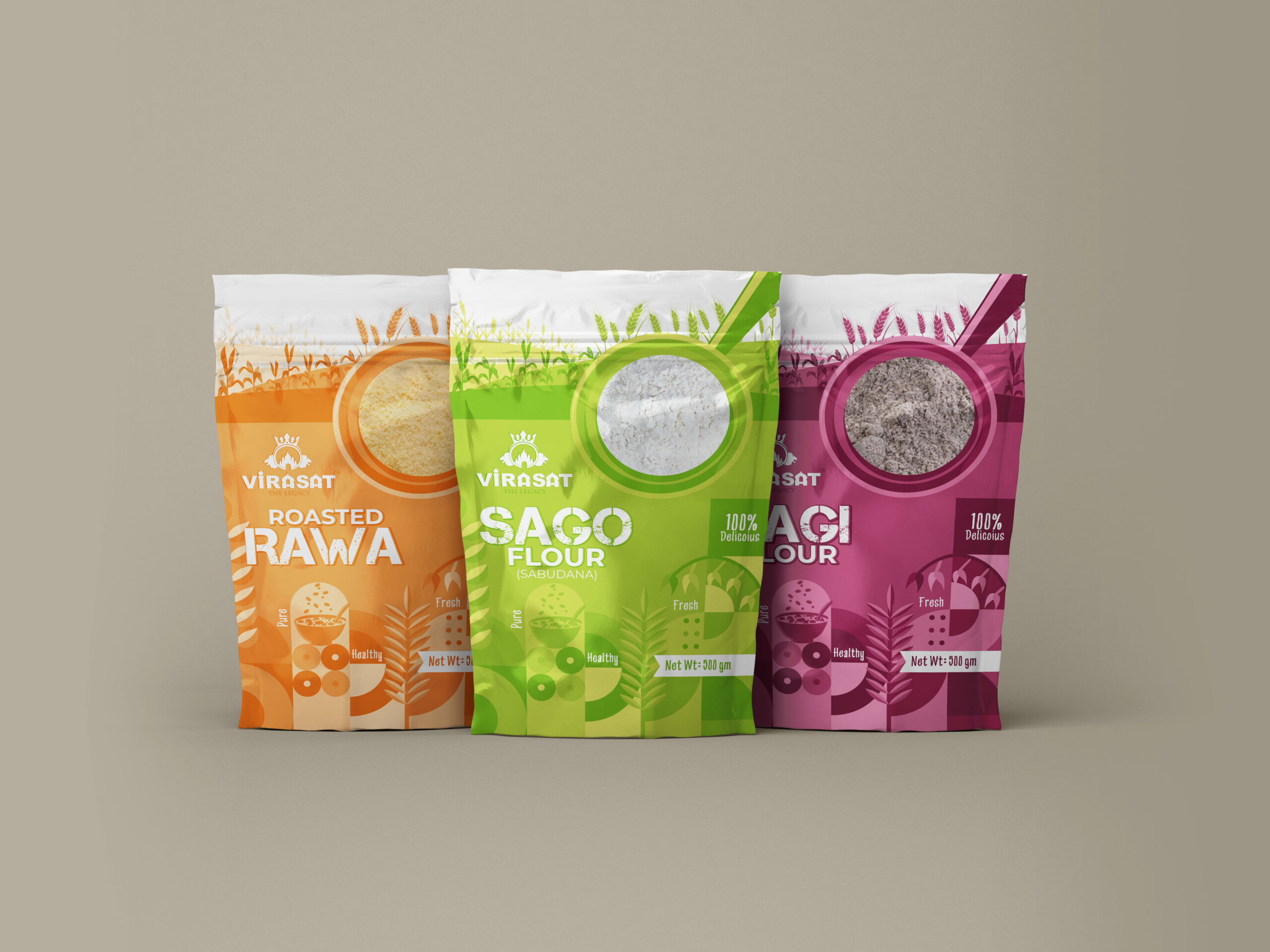 簡(jiǎn)單獨(dú)特的優(yōu)質(zhì)面粉袋包裝這樣設(shè)計(jì)(圖1)