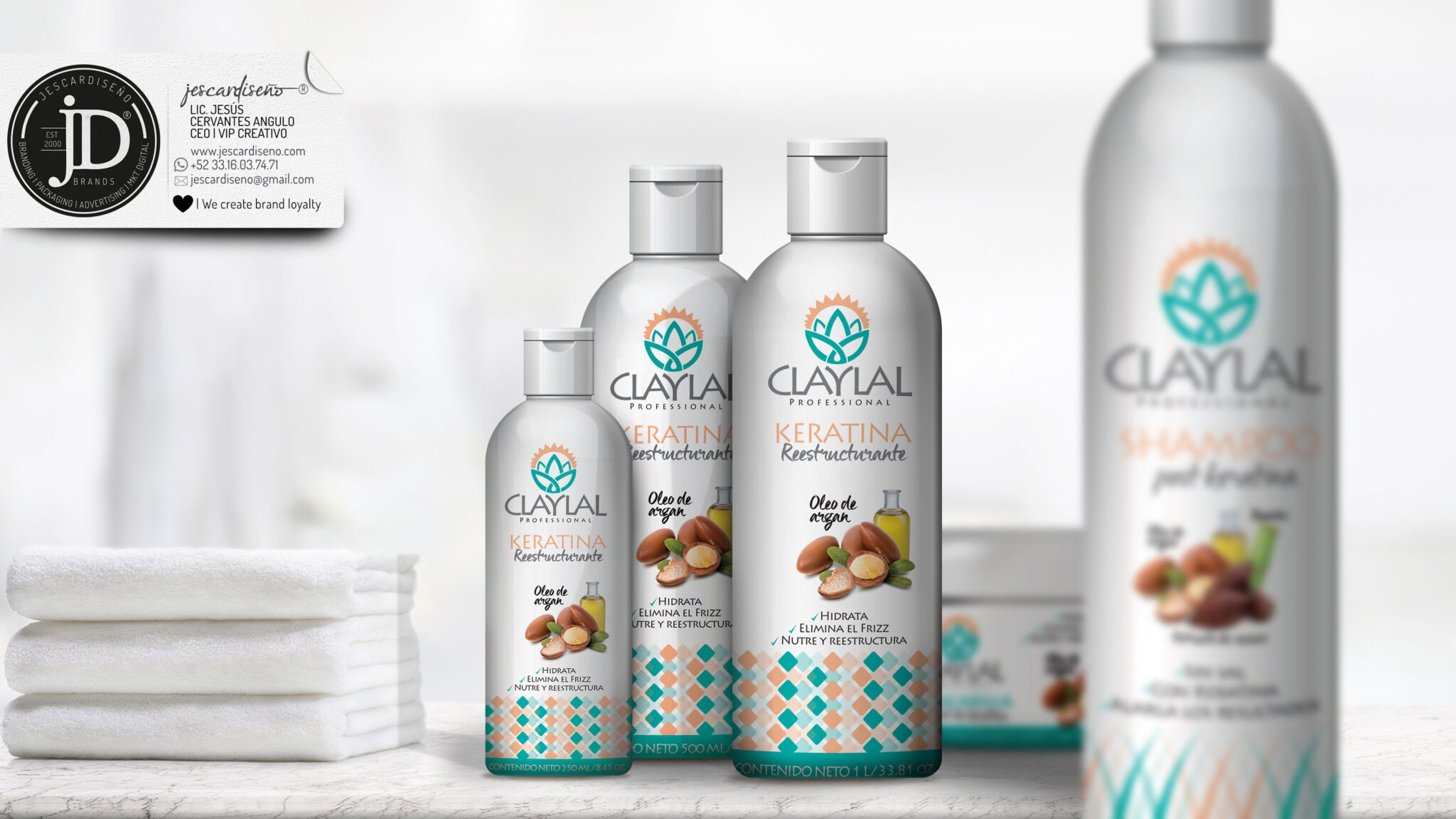 天津女性頭發護理產品包裝設計(圖1)