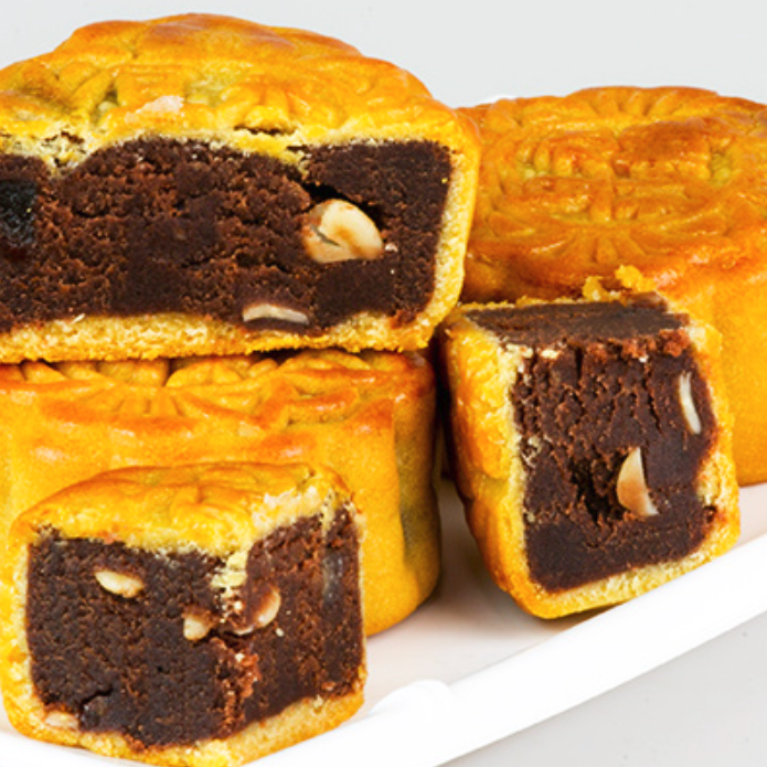 MACAU WINGFAI 澳門永輝 四寶月餅禮盒 4餅4味 500g包裝禮盒產品包裝創意設計欣賞(圖4)