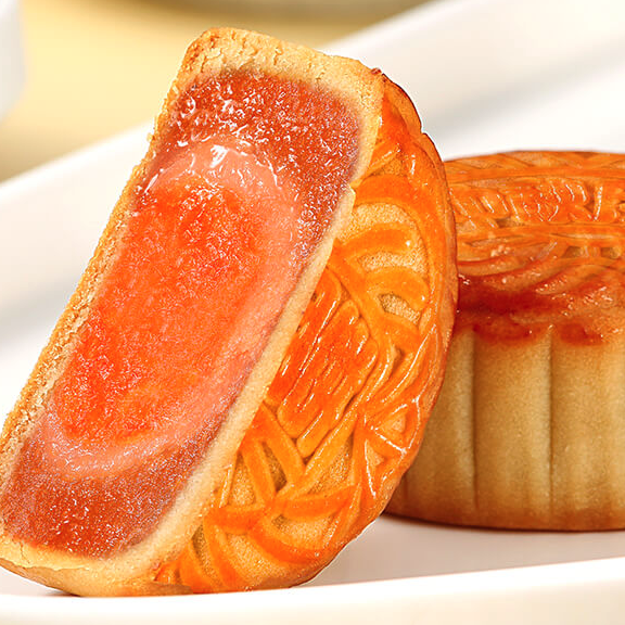 鮮品屋 鮮品金秋 廣式月餅 10餅8味包裝禮盒產品包裝創意設計欣賞(圖3)