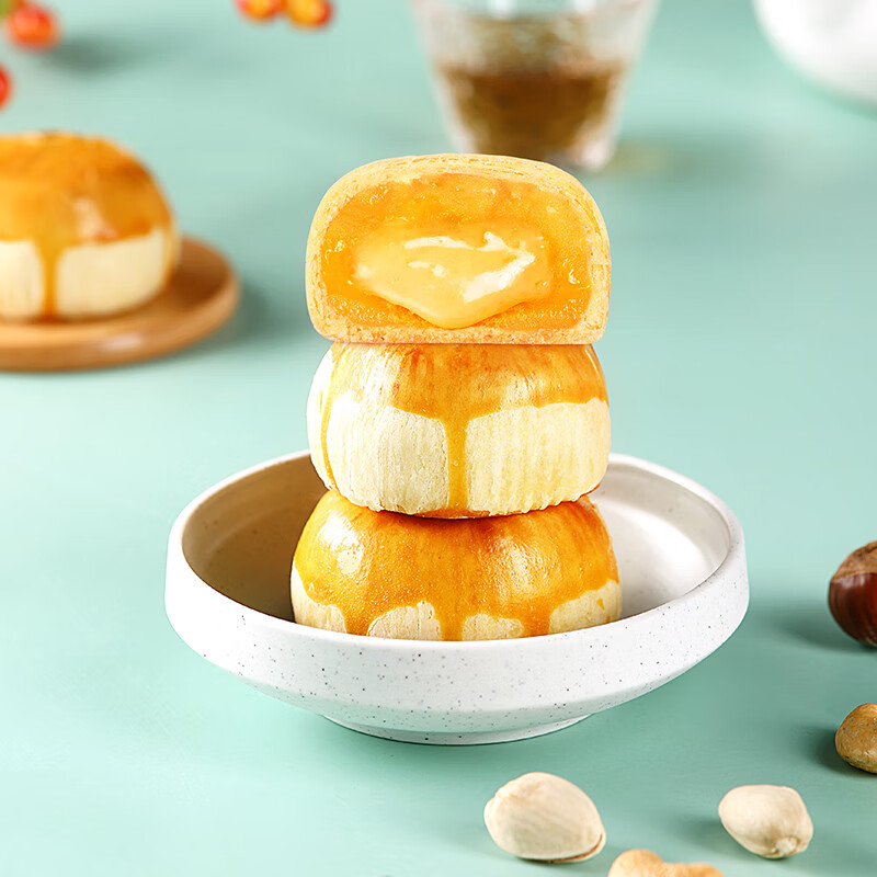 鮮品屋 鮮品花月 蘇式月餅 8餅4味 520g包裝禮盒產品包裝創意設計欣賞(圖3)