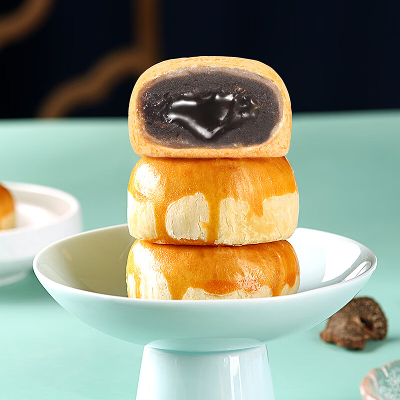 鮮品屋 鮮品花月 蘇式月餅 8餅4味 520g包裝禮盒產品包裝創意設計欣賞(圖5)