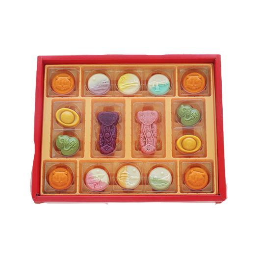 翠沁齋 虎年 月照西湖 臺(tái)式月餅 16餅6味 800g 禮盒裝包裝禮盒產(chǎn)品包裝創(chuàng)意設(shè)計(jì)欣賞(圖1)