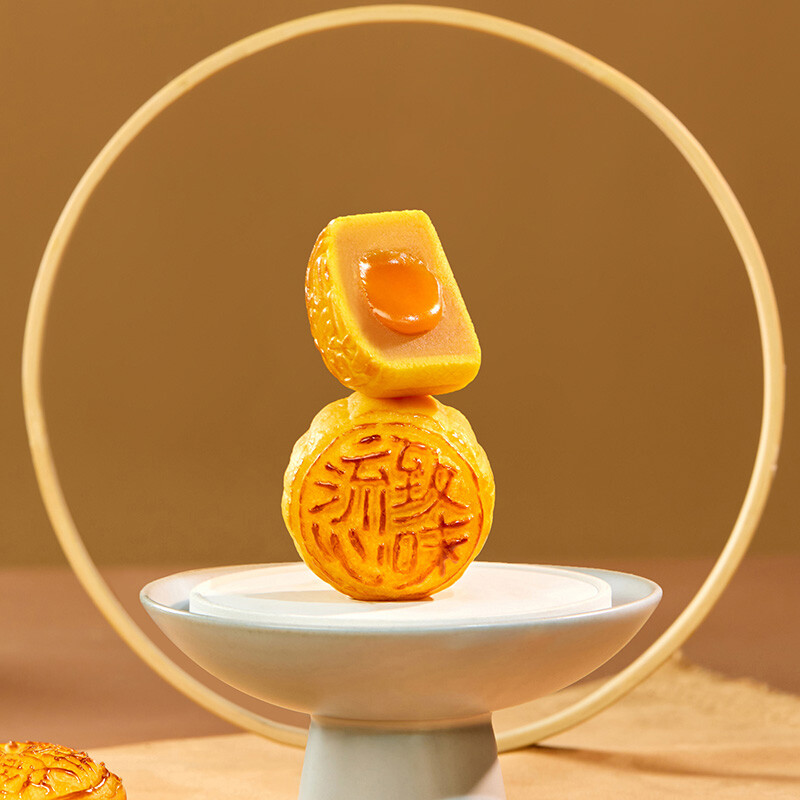 WING WAH 元朗榮華 榮華富貴禮月 廣式月餅 10餅5味 780g 禮盒裝包裝禮盒產品包裝創意設計欣賞(圖5)