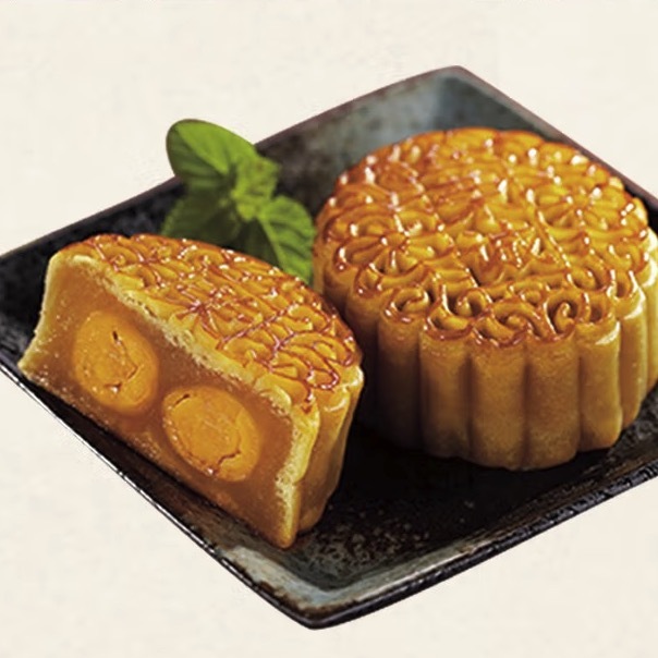 榮誠月餅 精裝雙黃純蓮蓉廣式月餅 900g 禮盒裝包裝禮盒產品包裝創意設計欣賞(圖5)