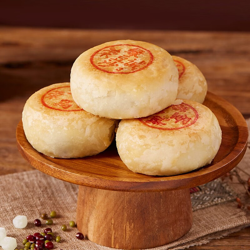 榮誠月餅 酥皮經典 潮式月餅 6餅3味 600g 禮盒裝包裝禮盒產品包裝創意設計欣賞(圖4)