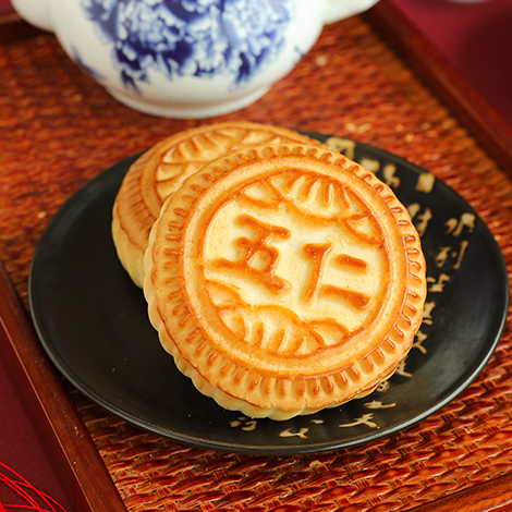 桃李 提漿京式月餅 五仁 500g包裝禮盒產品包裝創意設計欣賞(圖5)