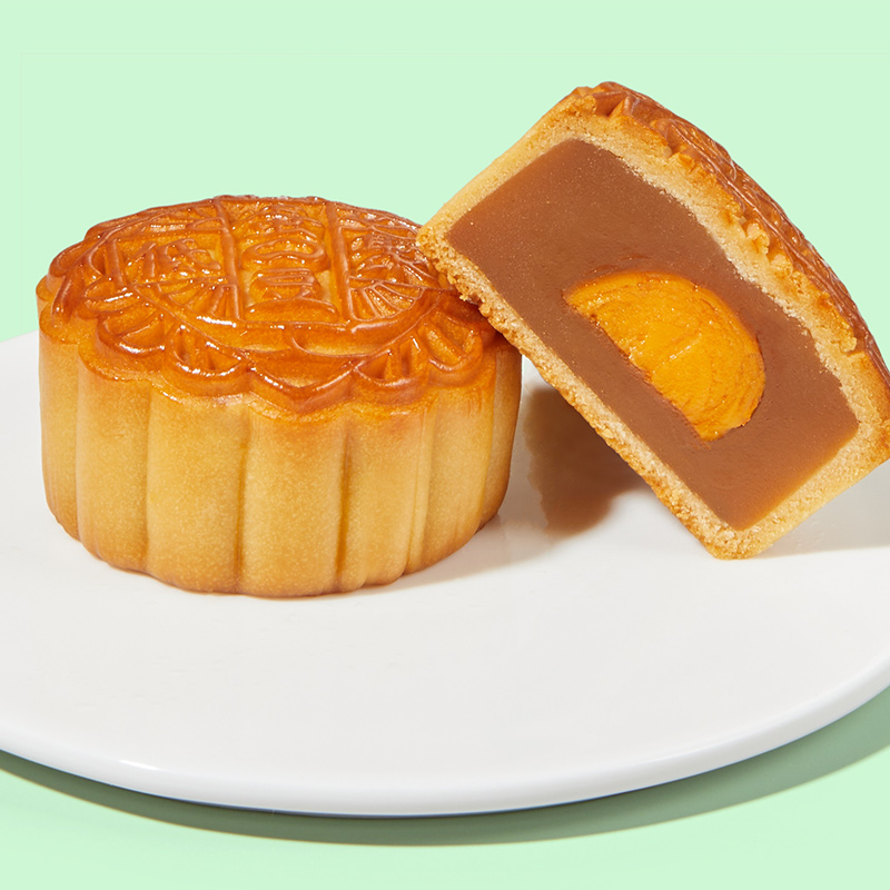 廣州酒家 輕怡雙式蛋黃廣式月餅 6餅2味 540g 禮盒裝包裝禮盒產品包裝創意設計欣賞(圖3)