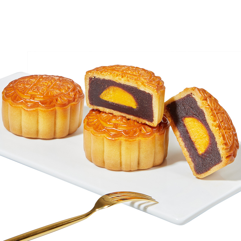 廣州酒家 輕怡雙式蛋黃廣式月餅 6餅2味 540g 禮盒裝包裝禮盒產品包裝創意設計欣賞(圖4)