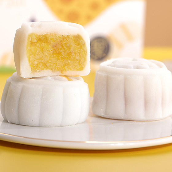 Angel 安琪 思圓冰皮月餅 6餅3味 420g 禮盒裝包裝禮盒產品包裝創意設計欣賞(圖4)