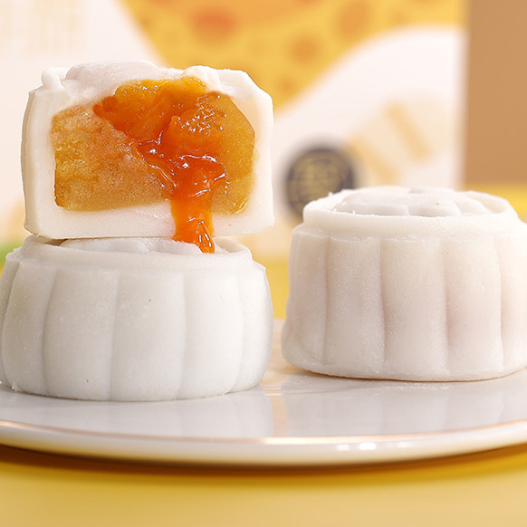 Angel 安琪 思圓冰皮月餅 6餅3味 420g 禮盒裝包裝禮盒產品包裝創意設計欣賞(圖3)