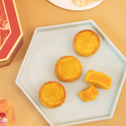 The Peninsula Hotel 半島酒店集團(tuán) 迷你奶黃港式月餅 280g 禮盒裝包裝禮盒產(chǎn)品包裝創(chuàng)意設(shè)計欣賞(圖3)