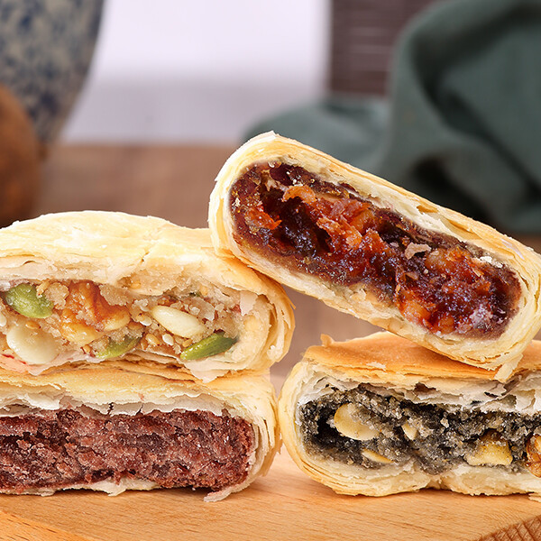 秋香 蘇式月餅 24餅4味 1.2kg 禮盒裝包裝禮盒產品包裝創意設計欣賞(圖3)