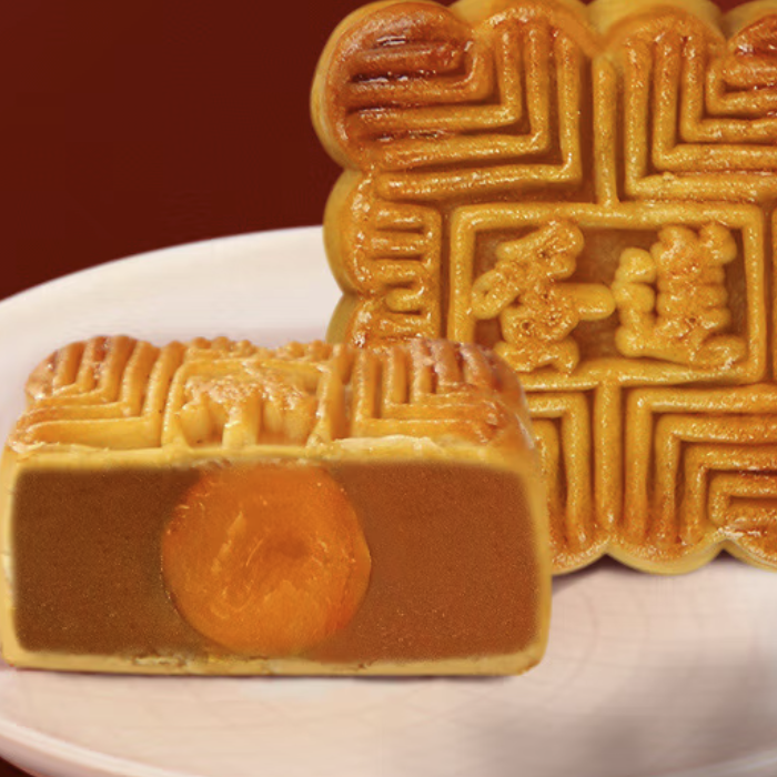 杏花樓 金祺月 廣式月餅 8餅4味 640g 禮盒裝包裝禮盒產品包裝創意設計欣賞(圖3)