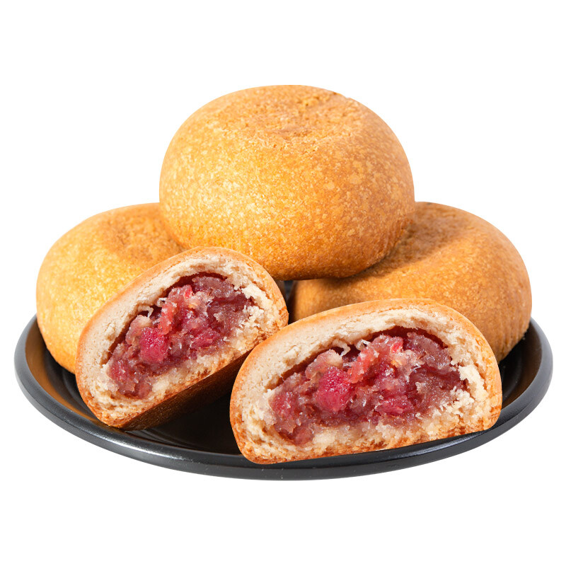 香冠 喜團圓 滇式月餅 10餅2味 500g包裝禮盒產品包裝創意設計欣賞(圖3)