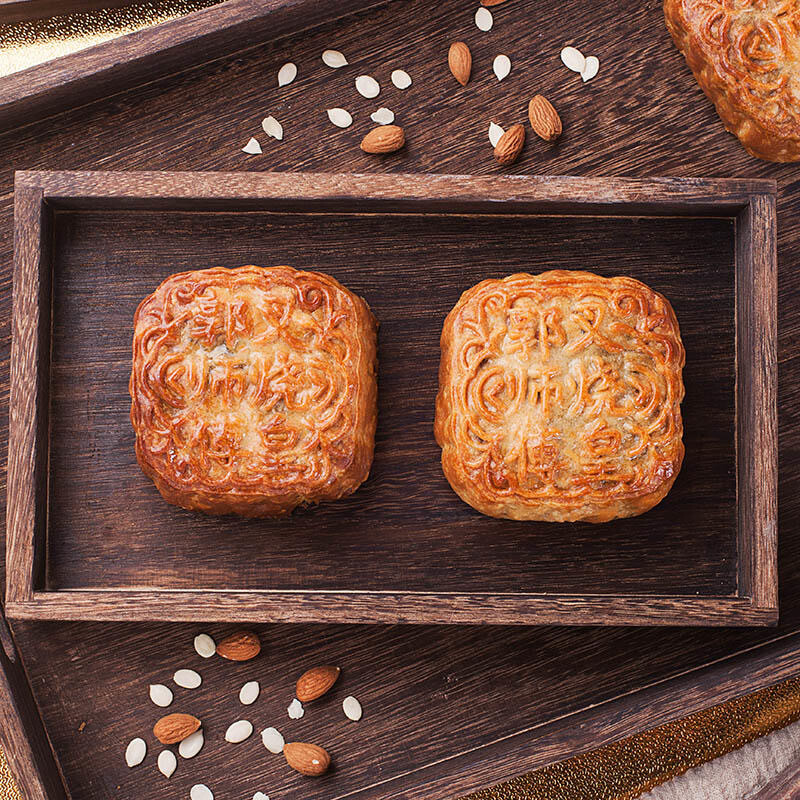 郭師傅 叉燒皇 五仁廣式月餅 750g包裝禮盒產品包裝創意設計欣賞(圖4)