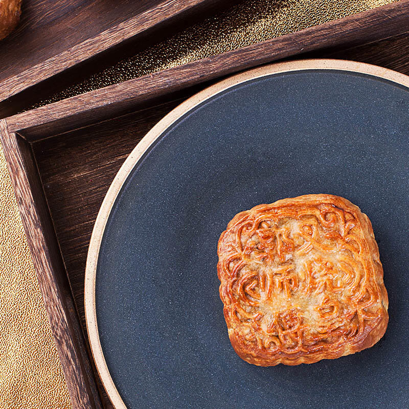 郭師傅 叉燒皇 五仁廣式月餅 750g包裝禮盒產品包裝創意設計欣賞(圖5)