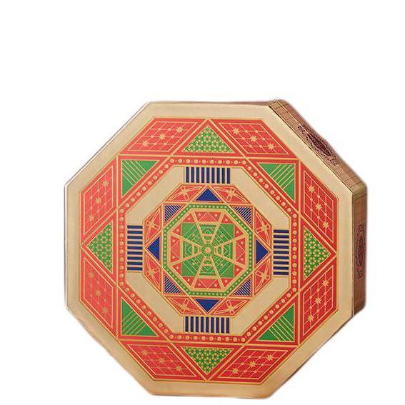 朕的心意 八角熙曜 廣式月餅 7餅4味 410g 禮盒裝包裝禮盒產品包裝創意設計欣賞(圖1)