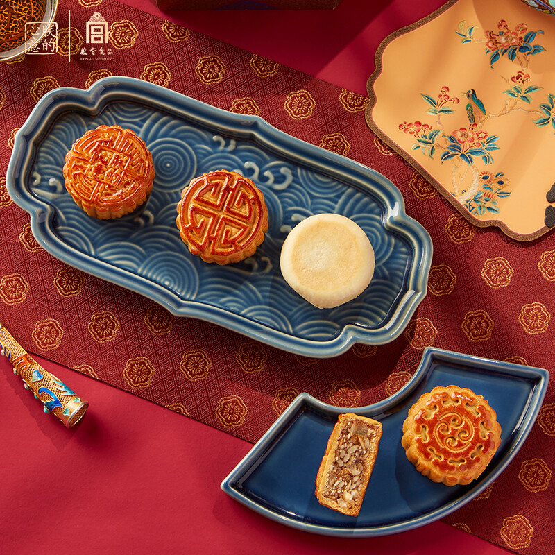 朕的心意 八角熙曜 廣式月餅 7餅4味 410g 禮盒裝包裝禮盒產品包裝創意設計欣賞(圖4)