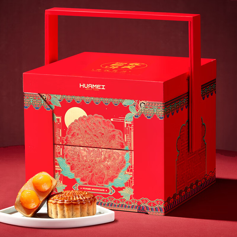 Huamei 華美 尊漢禮月 廣式月餅 15餅5味 1.23kg 禮盒裝包裝禮盒產品包裝創意設計欣賞(圖2)
