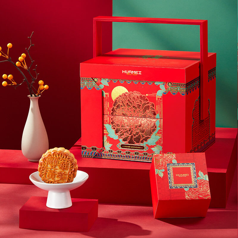 Huamei 華美 尊漢禮月 廣式月餅 15餅5味 1.23kg 禮盒裝包裝禮盒產品包裝創意設計欣賞(圖3)