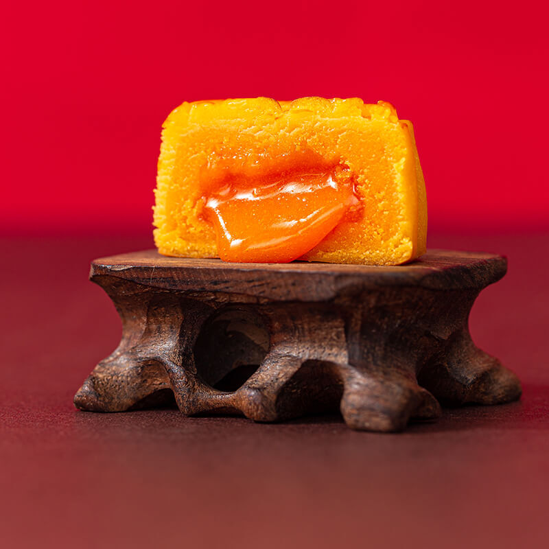 舌尖口袋 流心奶黃月餅 400g 禮盒裝包裝禮盒產品包裝創意設計欣賞(圖4)