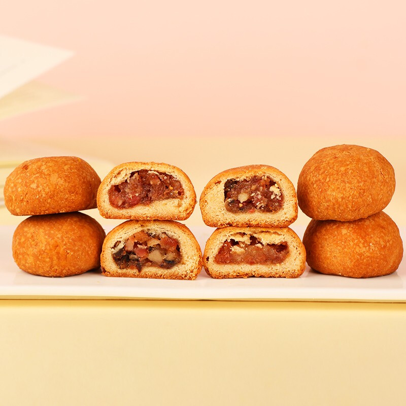 啊本 云腿小餅 滇式月餅 40餅4味 1kg 禮盒裝包裝禮盒產品包裝創(chuàng)意設計欣賞(圖4)