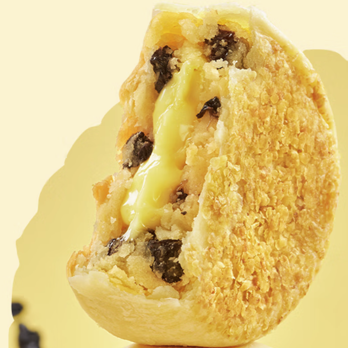 西貝莜面村 燕麥蘇式月餅 5餅5味 820g 禮盒裝包裝禮盒產品包裝創意設計欣賞(圖5)