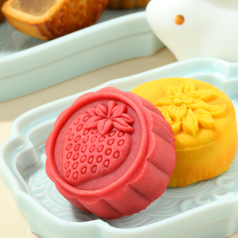 weiziyuan 味滋源 月上好運 廣式月餅禮盒  8餅8味 520g包裝禮盒產品包裝創意設計欣賞(圖5)