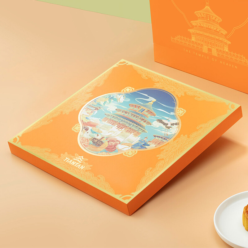 TIANTAN 祈福天壇 天壇臻禮 京式月餅 9餅9味 540g 禮盒裝包裝禮盒產品包裝創意設計欣賞(圖4)