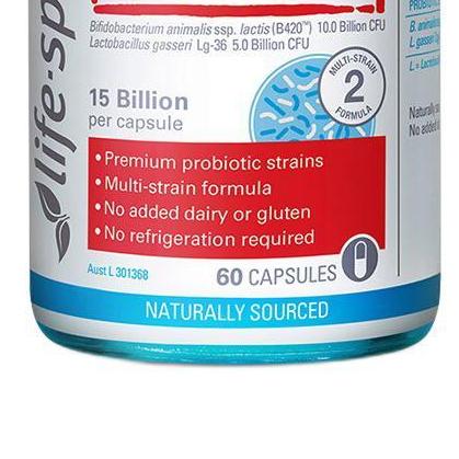 life space B420益生菌 60粒保健產品包裝創意設計欣賞(圖4)