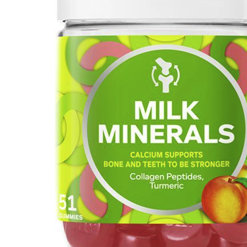 OLLY 強韌糖 蘋果桃子味 51粒保健產品包裝創意設計欣賞(圖3)