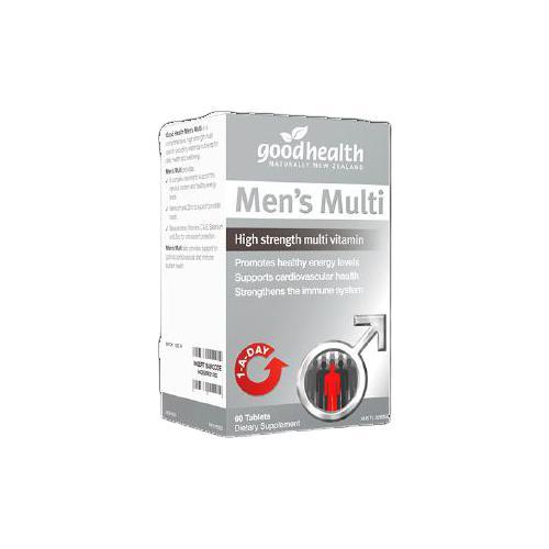 goodhealth 好健康 男士復合維生素片 60片保健產品包裝創意設計欣賞(圖1)