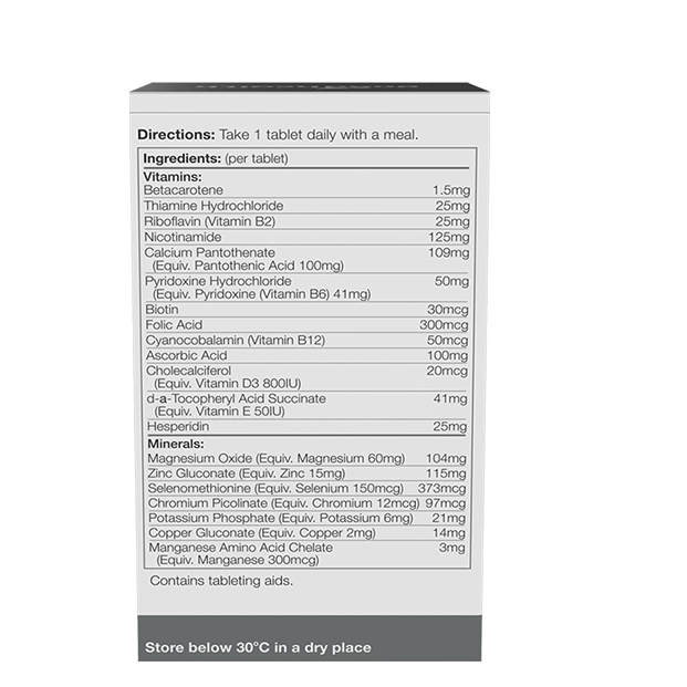 goodhealth 好健康 男士復合維生素片 60片保健產品包裝創意設計欣賞(圖2)
