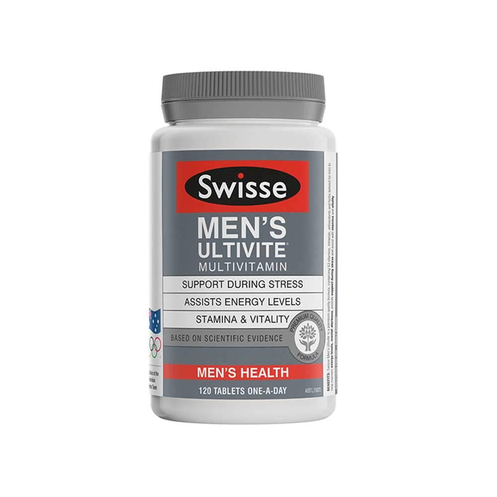 Swisse 斯維詩 男性復合維生素 120片保健產品包裝創意設計欣賞(圖1)