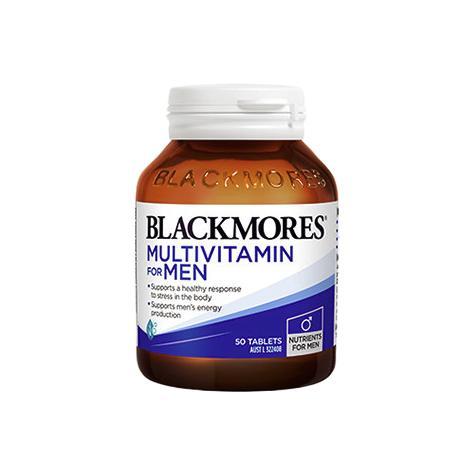 BLACKMORES 澳佳寶 男士復合維生素 50片保健產品包裝創意設計欣賞(圖2)