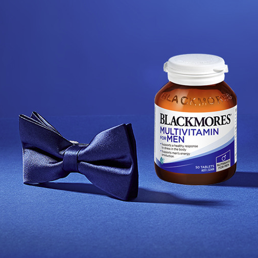 BLACKMORES 澳佳寶 男士復合維生素 50片保健產品包裝創意設計欣賞(圖4)