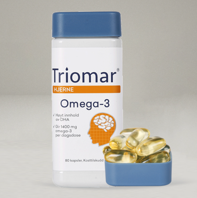 Triomar 大腦魚油 80粒保健產品包裝創意設計欣賞(圖2)