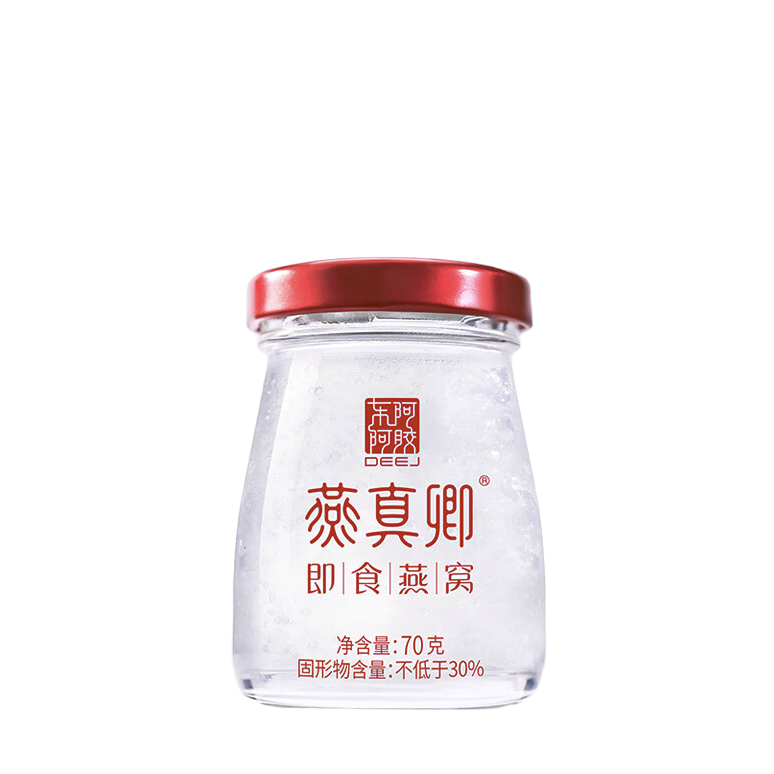 DEEJ 東阿阿膠 即食燕窩 70g*15瓶 禮盒裝保健產品包裝創意設計欣賞(圖1)