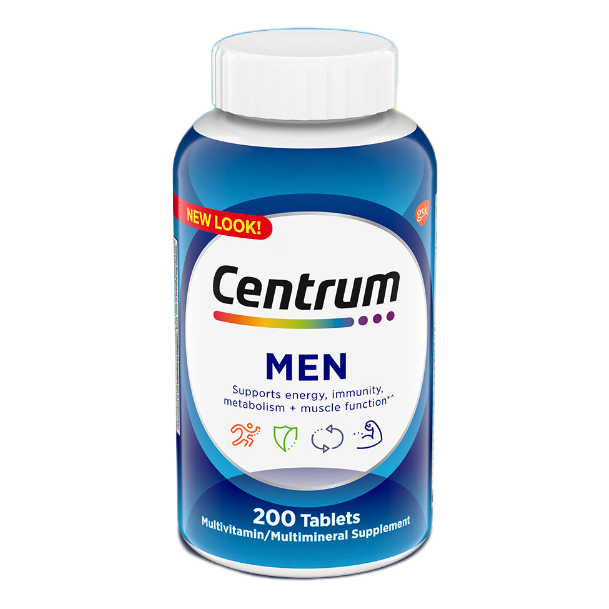 Centrum 善存 男士復合維生素 200粒*2瓶保健產品包裝創意設計欣賞(圖2)