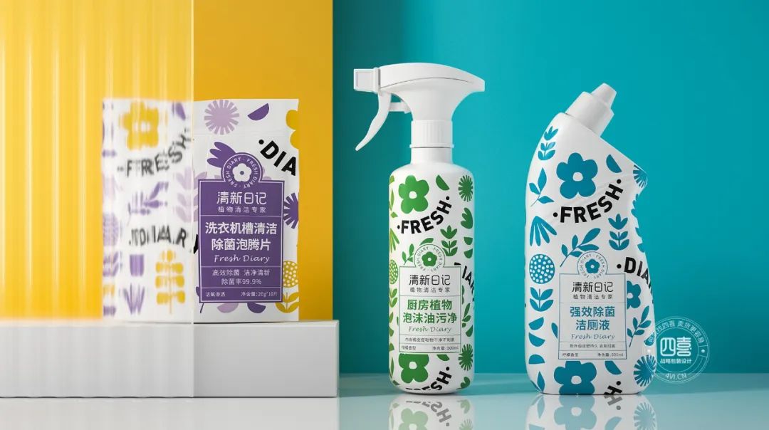 線上線下大不同，“清新日記”用品牌識別包裝開創電商新品類品牌(圖3)