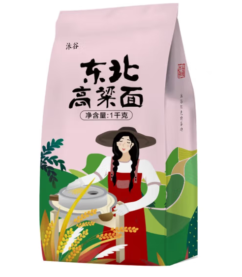 高粱面粉包裝袋如何設計(圖1)