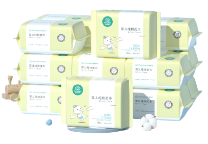 棉柔巾外包裝設計作品欣賞(圖1)