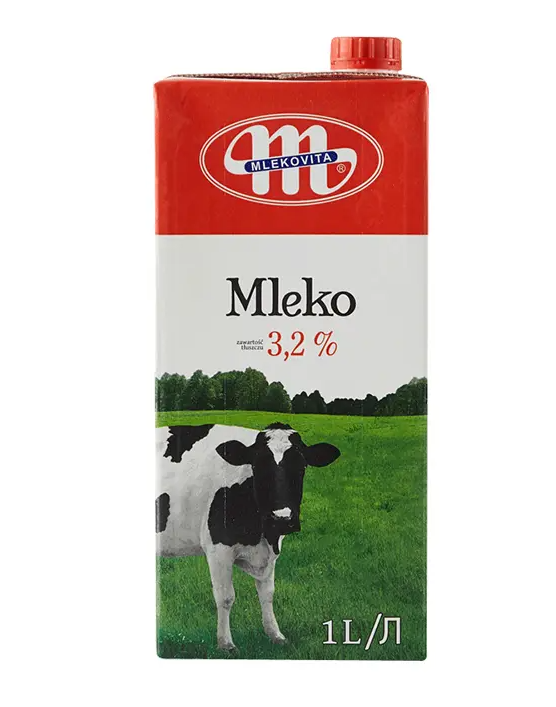 全脂純牛奶外包裝盒設計作品欣賞(圖1)