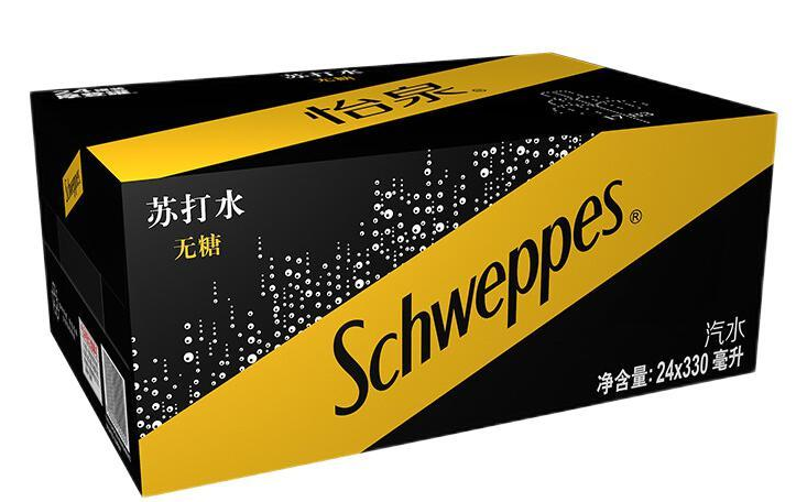 無糖蘇打水紙盒包裝如何設計(圖1)