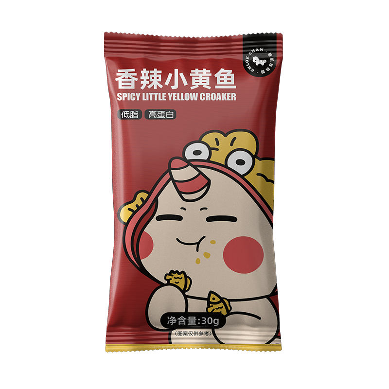  香辣小黃魚包裝設計作品欣賞(圖1)