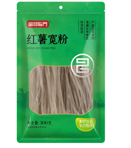 紅薯寬粉包裝設計怎么做好(圖1)