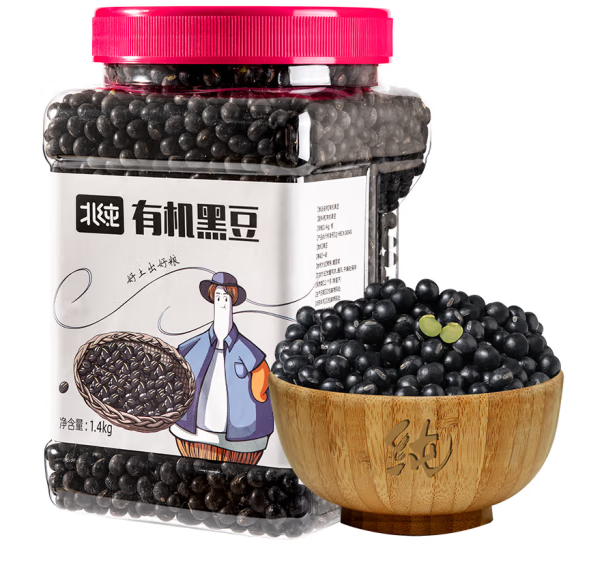 灌裝有機黑豆包裝如何設計(圖1)