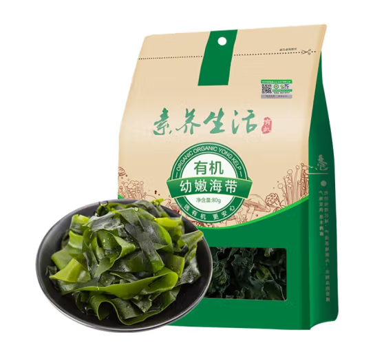 有機(jī)海帶包裝袋設(shè)計(jì)怎么做好賣貨(圖1)