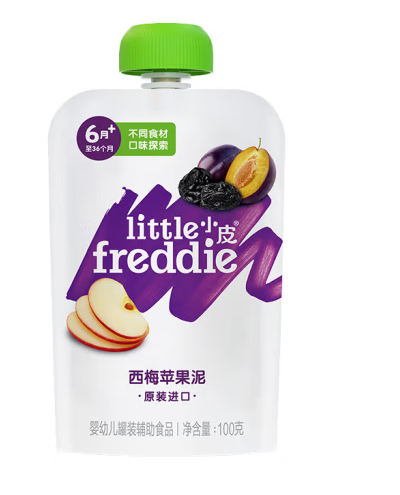 寶寶輔食西梅蘋果泥包裝設計作品欣賞(圖1)